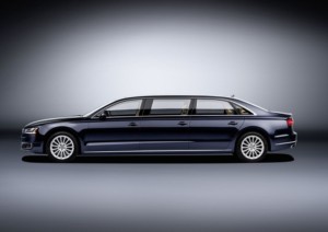 Audi A8 L extended Limousine - Side View