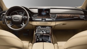 Interior of 2017 Audi A8 L