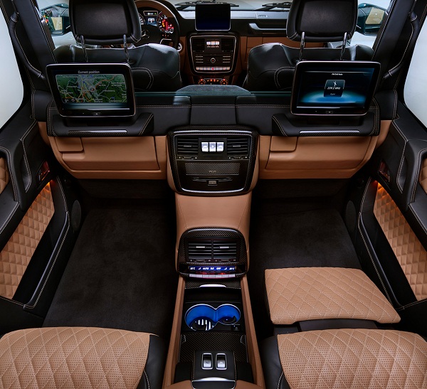 Interior of the 2018 Mercedes-Maybach G650 Landaulet