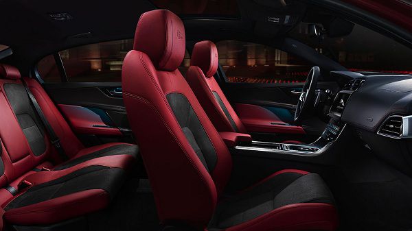 Interior of 2017 Jaguar XE
