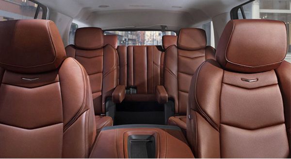 Interior of 2017 Cadillac Escalade