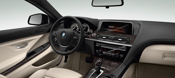 Interior of the 2017 BMW 650i