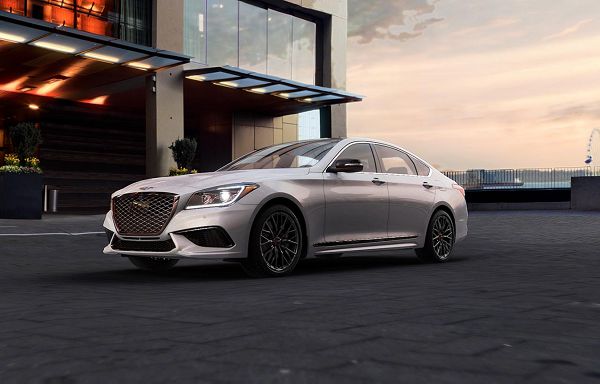 Exterior of 2018 Genesis G80 Sport