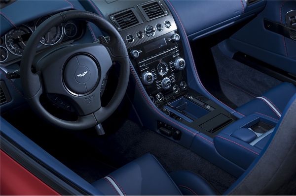 Interior of the 2017 Aston Martin Vantage S Roadster