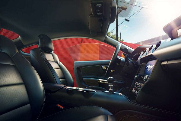 Interior of 2018 Ford Mustang