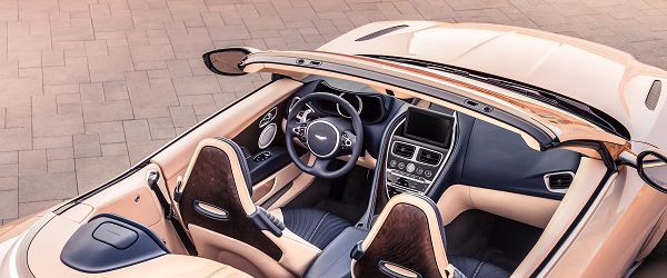 Interior of 2018 Aston Martin DB11