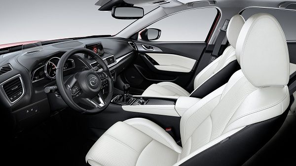 Interior of the 2018 Mazda3 Sedan
