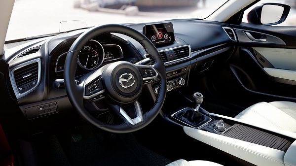 Interior of 2018 Mazda3 Sedan
