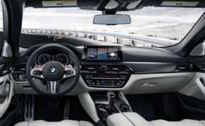 Interior of the 2018 BMW M5