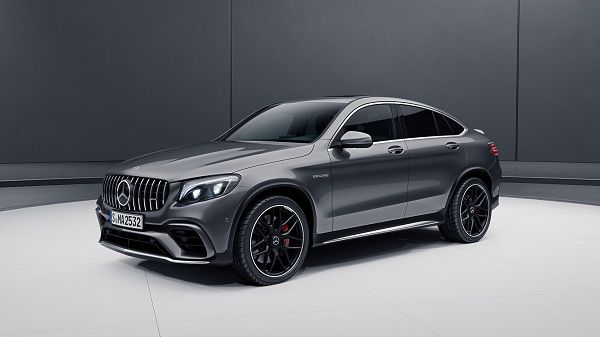Exterior of the 2018 Mercedes-AMG GLC 63 S Coupe