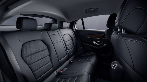Interior of the 2018 Mercedes-AMG GLC 63 S Coupe