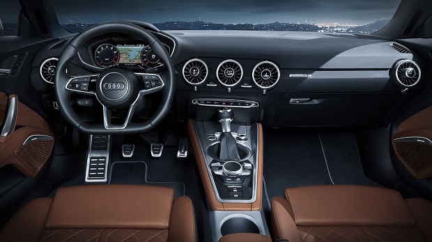 Interior of the 2018 Audi TT Coupe