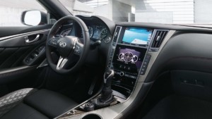 Interior of the 2018 Infiniti Q50