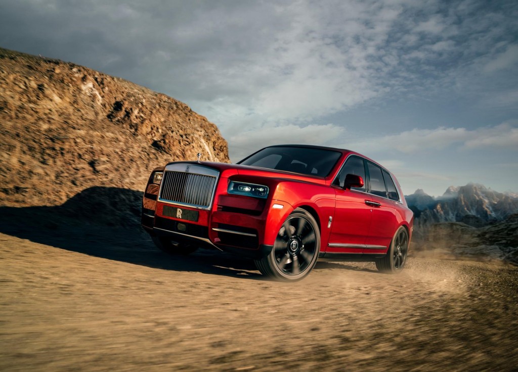 Exterior of the 2019 Rolls-Royce Cullinan