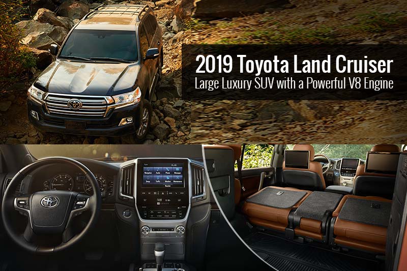 2019 Toyota Land Cruiser Large Luxury Suv With A Powerful