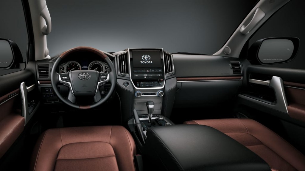 Interior of the 2019 Toyota Land Cruiser